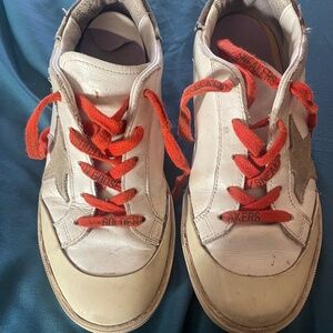 Golden Goose White Super Star Camouflage Sneakers